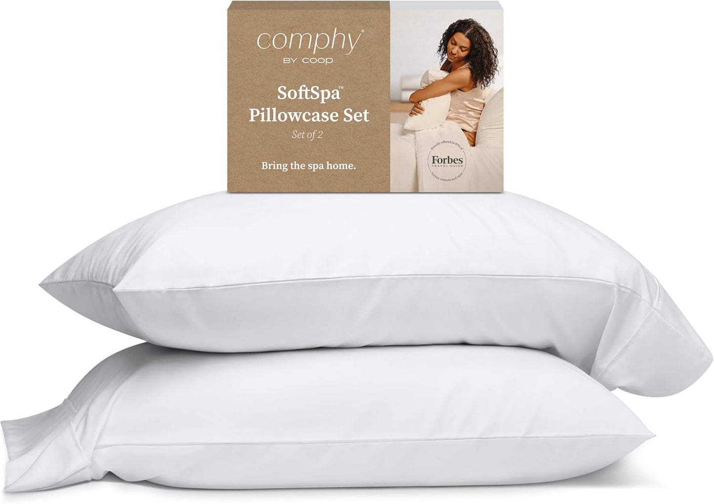 Coop Home Goods SoftSpa Pillowcase Set of 2 for Luxurious Sleep
