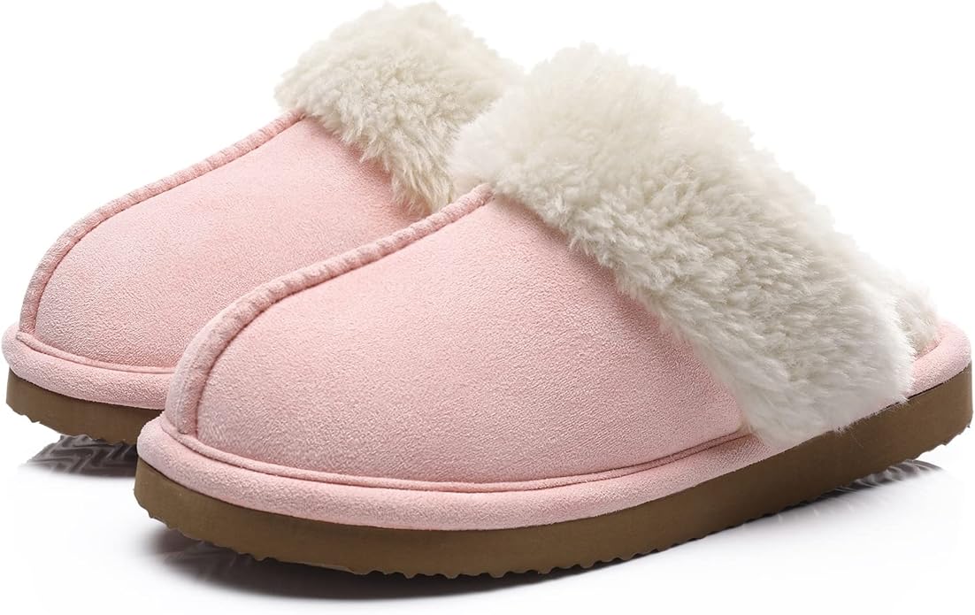 Litfun Women's Fuzzy Memory Foam Slippers for Cozy Comfort