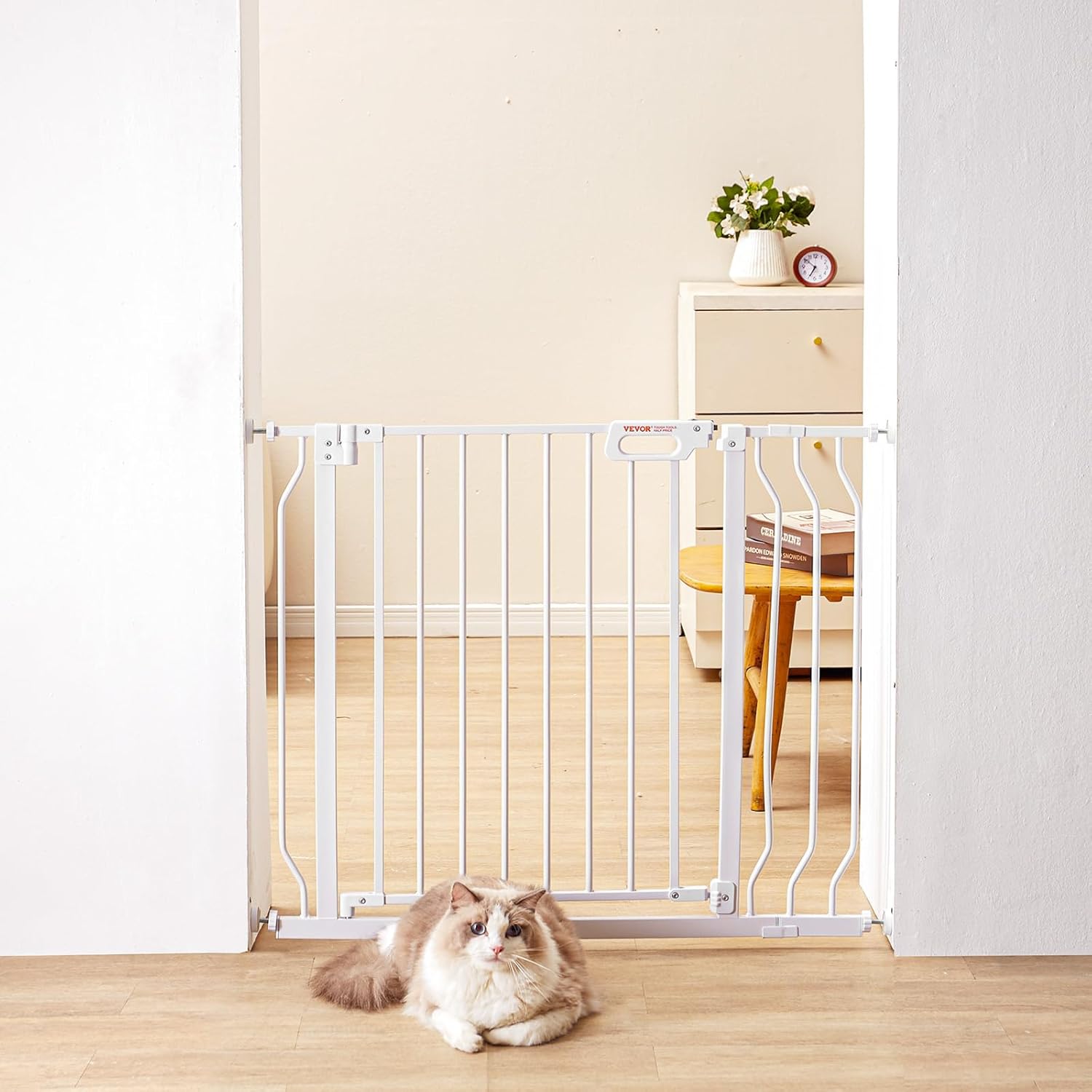 Adjustable Width Baby Gate for Stairs and Doorways, 30in High