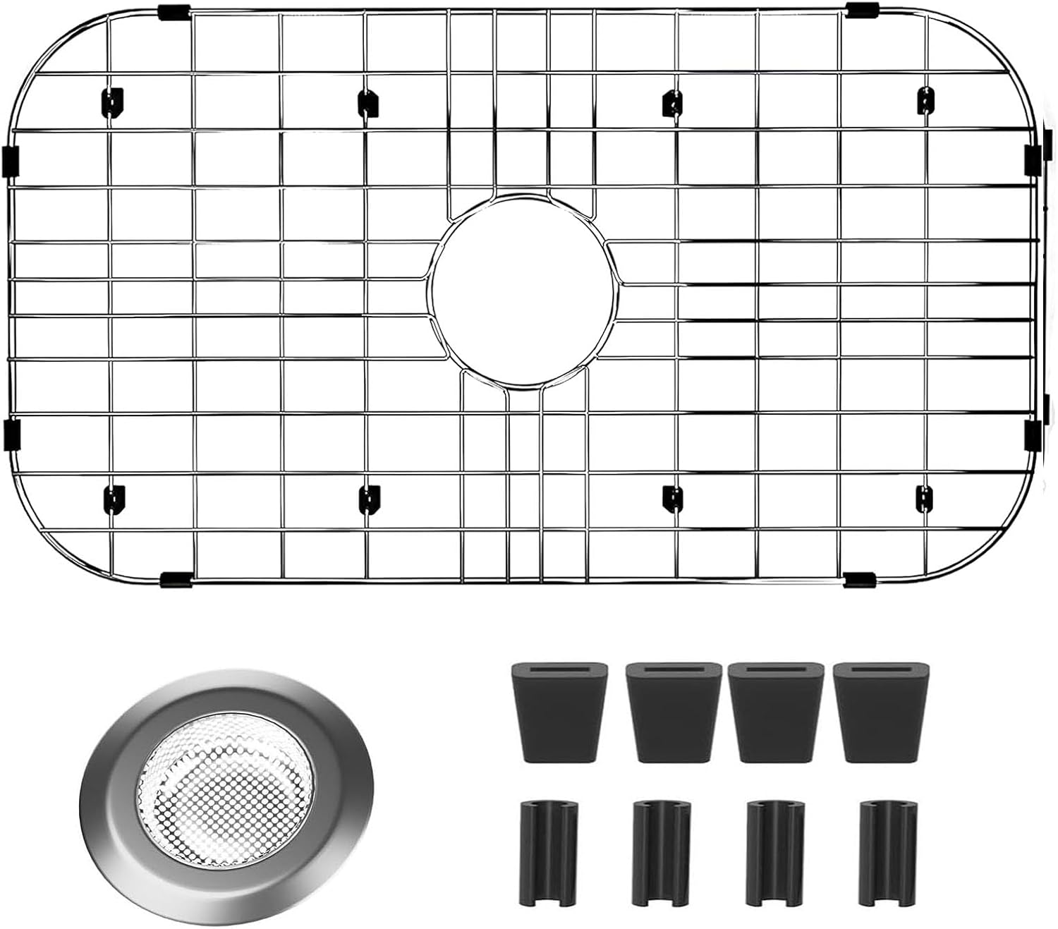 26x14 Stainless Steel Sink Protectors for Kitchen Drain Use