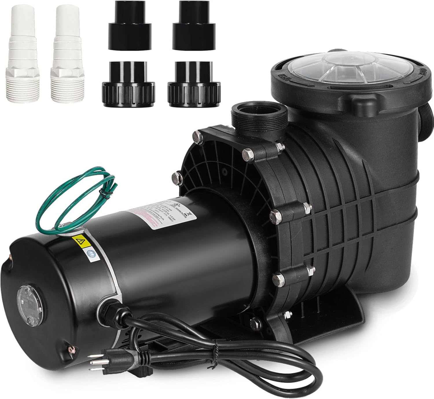 2HP Self Priming Pool Pump for Inground and Above Ground Pools