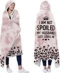 Wearable Blanket Hoodie for Wife - Romantic Cozy Gift
