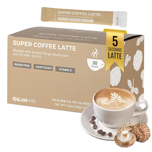 Adaptogen Mushroom Coffee Latte | DALAMHARI 30T