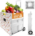 Inspired Living Ultra-Slim Rolling Utility Cart for Home & Office