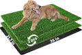 Dog Grass Pad with Tray 2-Pack 35 x 21.7 in - Indoor Potty Solution