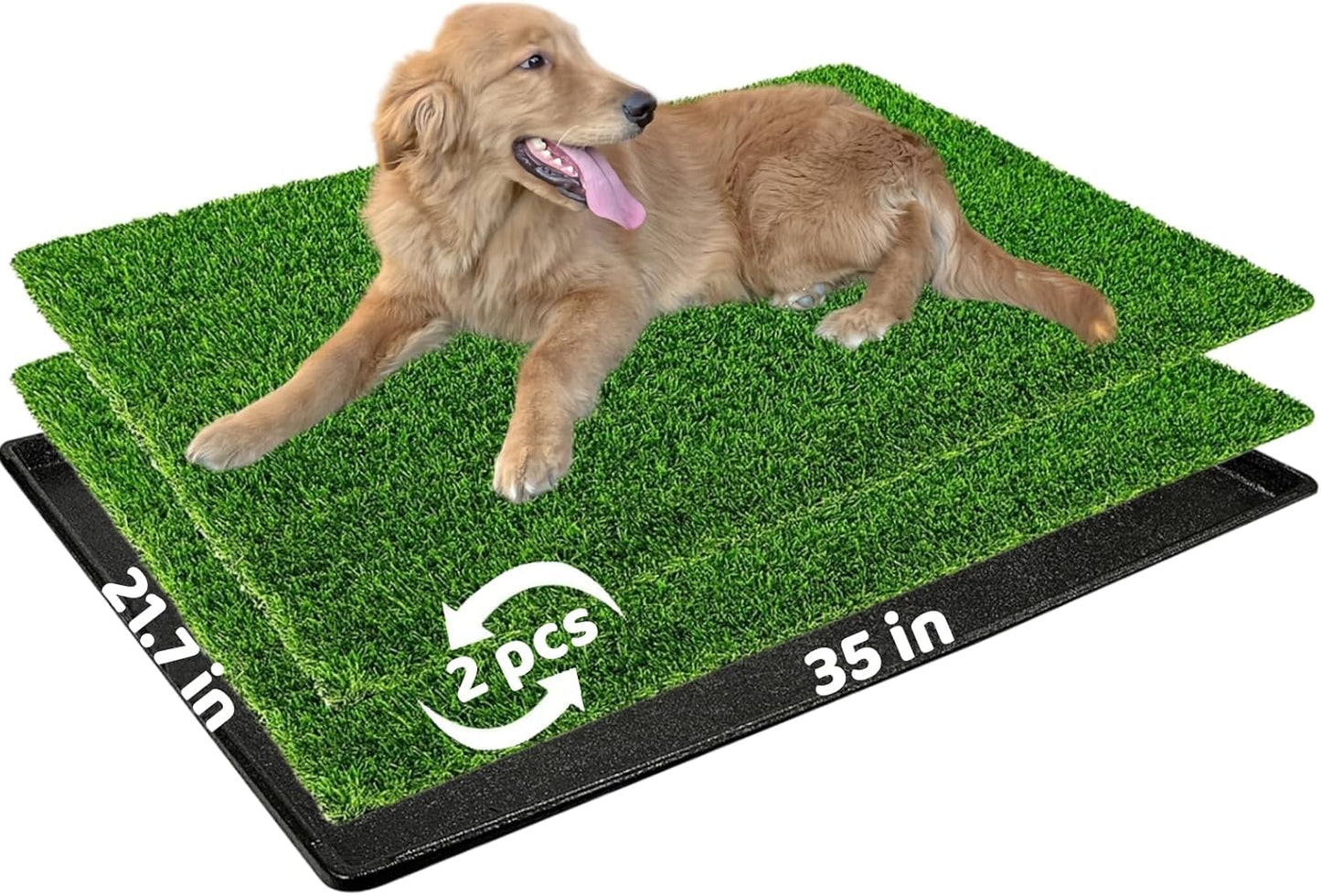 Dog Grass Pad with Tray: Perfect Indoor Potty Solution for Dogs