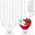 Yinkin 200 Pack Disposable Martini Glasses 5 oz - Party Ready