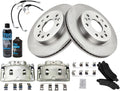TRQ Brake Pad & Rotor Kit Semi-Metallic for Cadillac & GMC