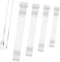 40pcs Fishing Leaders Stainless Steel Wire Leaders with Swivels