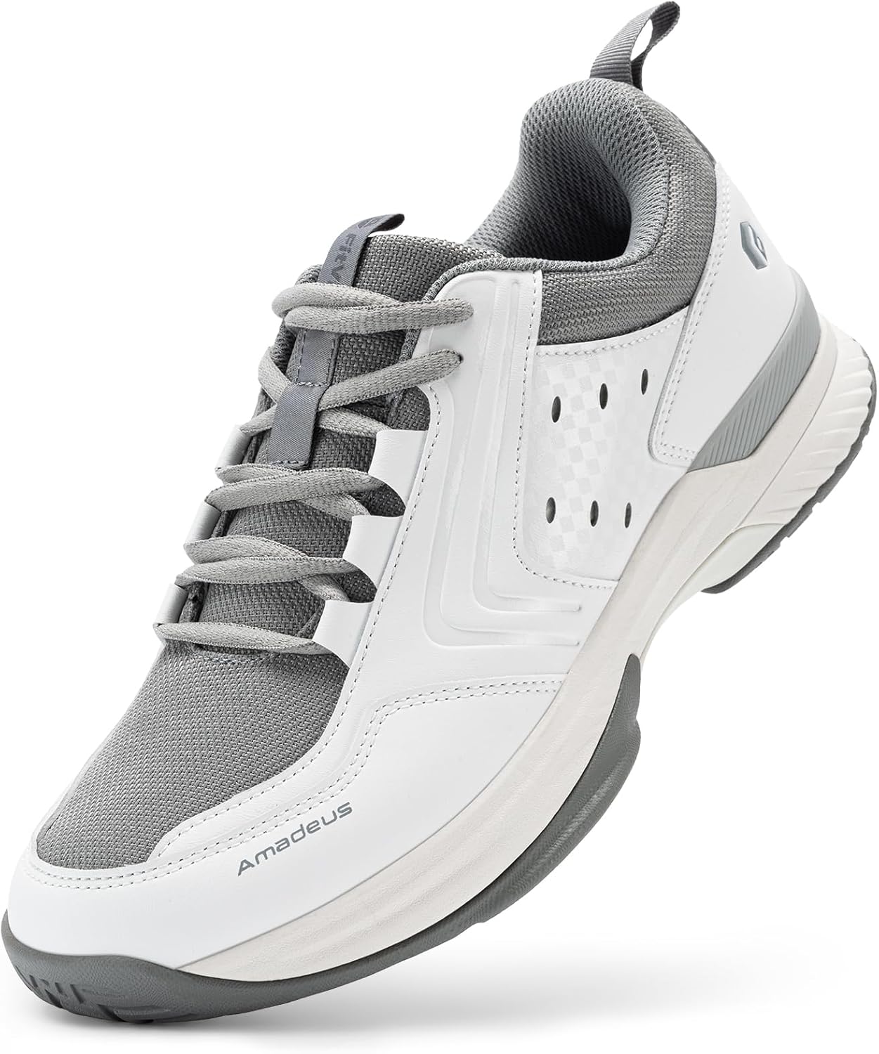FitVille Tennis Shoes for Men with Wide Toe Box and Support