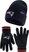Ultra Game NFL Official Super Soft Beanie and Gloves Set