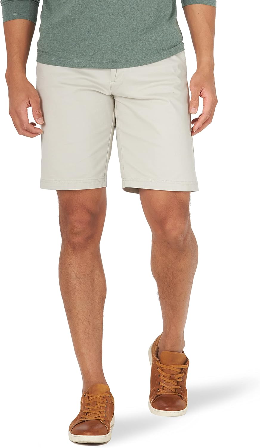 Lee Men's Extreme Motion Flat Front Short for All-Day Comfort