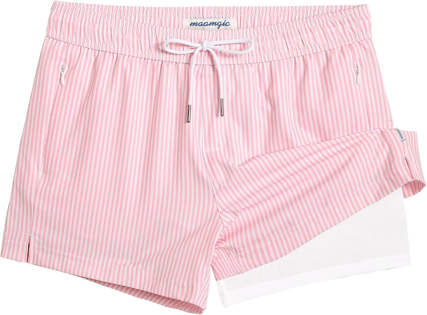Mens Swim Trunks with Compression Liner for Ultimate Comfort