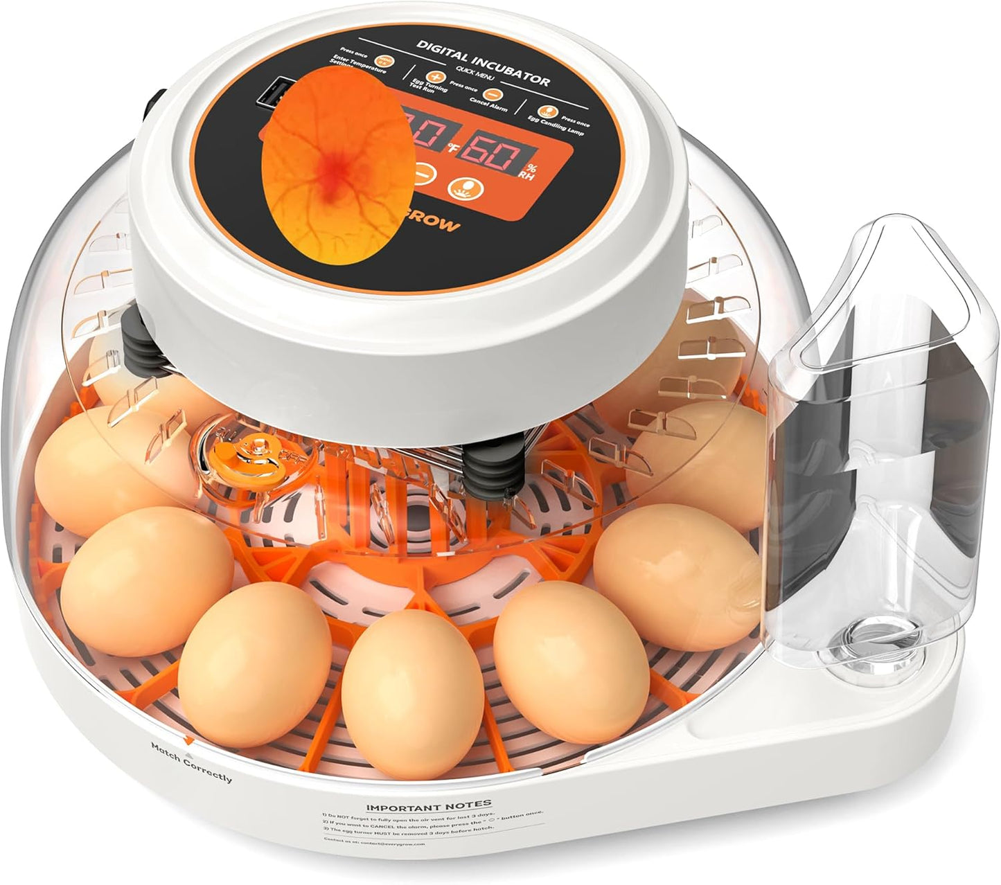 Smart Incubator for Hatching Eggs with Automatic Features