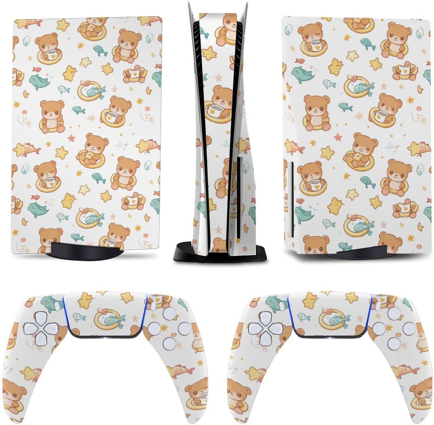 Cute Bear Coffee Mug Skin Set for AoHanan