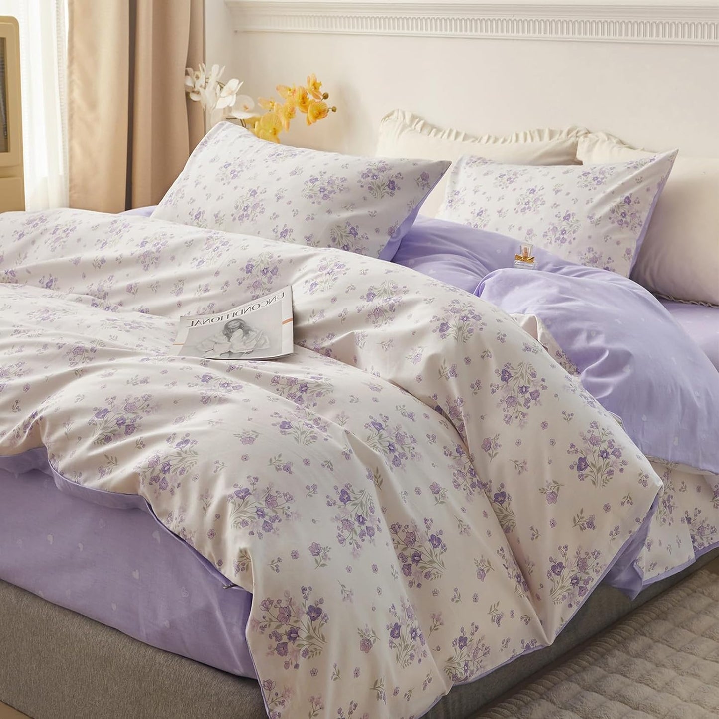 Boho Floral Comforter Set Queen for Luxurious Sleep Experience