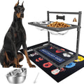 Elevated Dog Bowls for Large Dogs - Adjustable Raised Stand