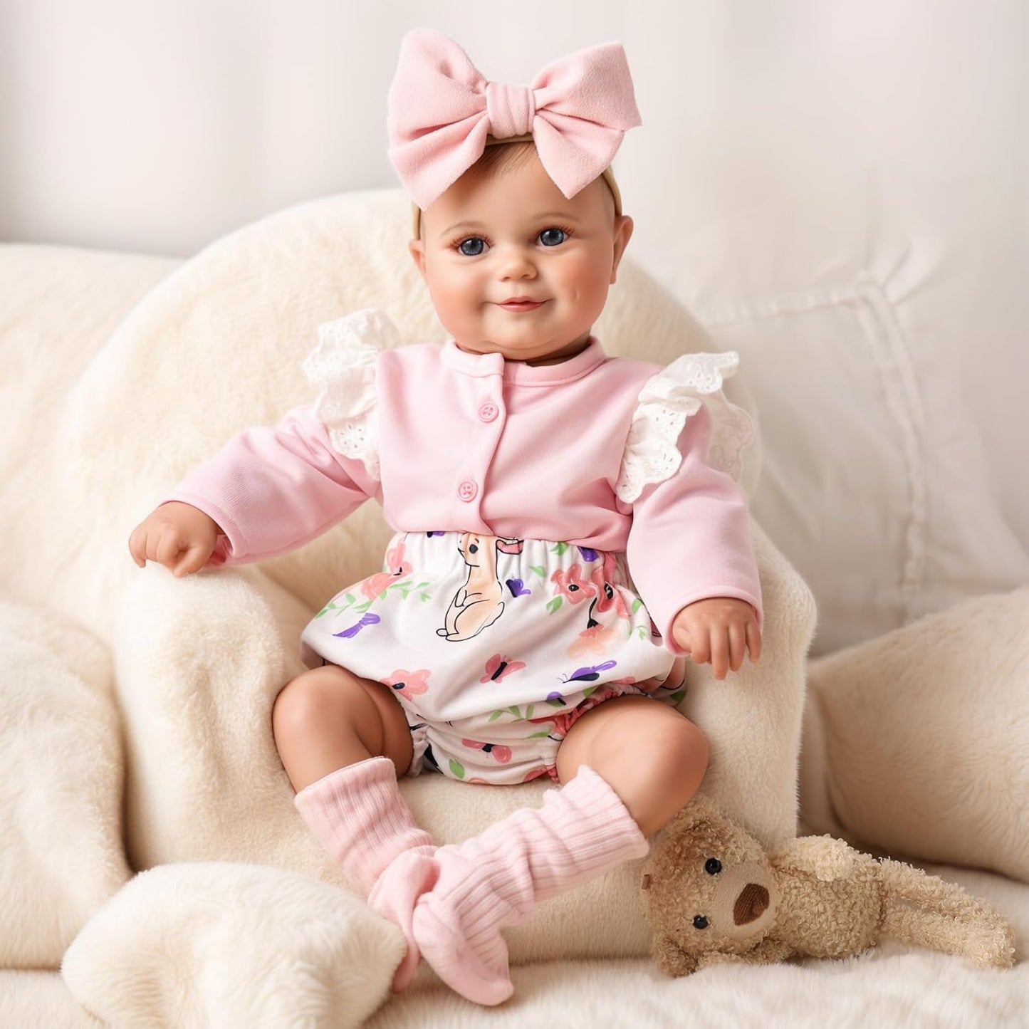 Realistic 20 BABESIDE Reborn Baby Doll - Cute Lifelike Playmate