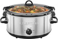Chefman 6 Quart Slow Cooker with Locking Lid - Portable Cook & Serve