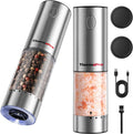 Electric Salt and Pepper Grinder Set 110ml Rechargeable - Easy