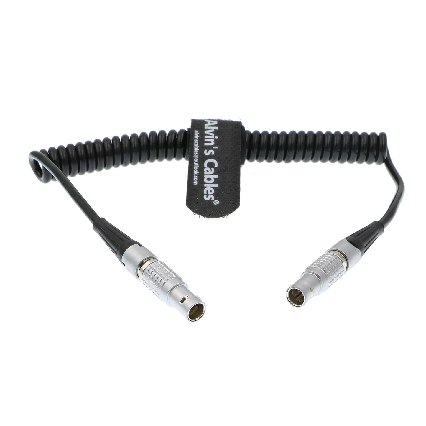 5 Pin Male to 5 Pin Timecode Coiled Cable for ARRI Alexa