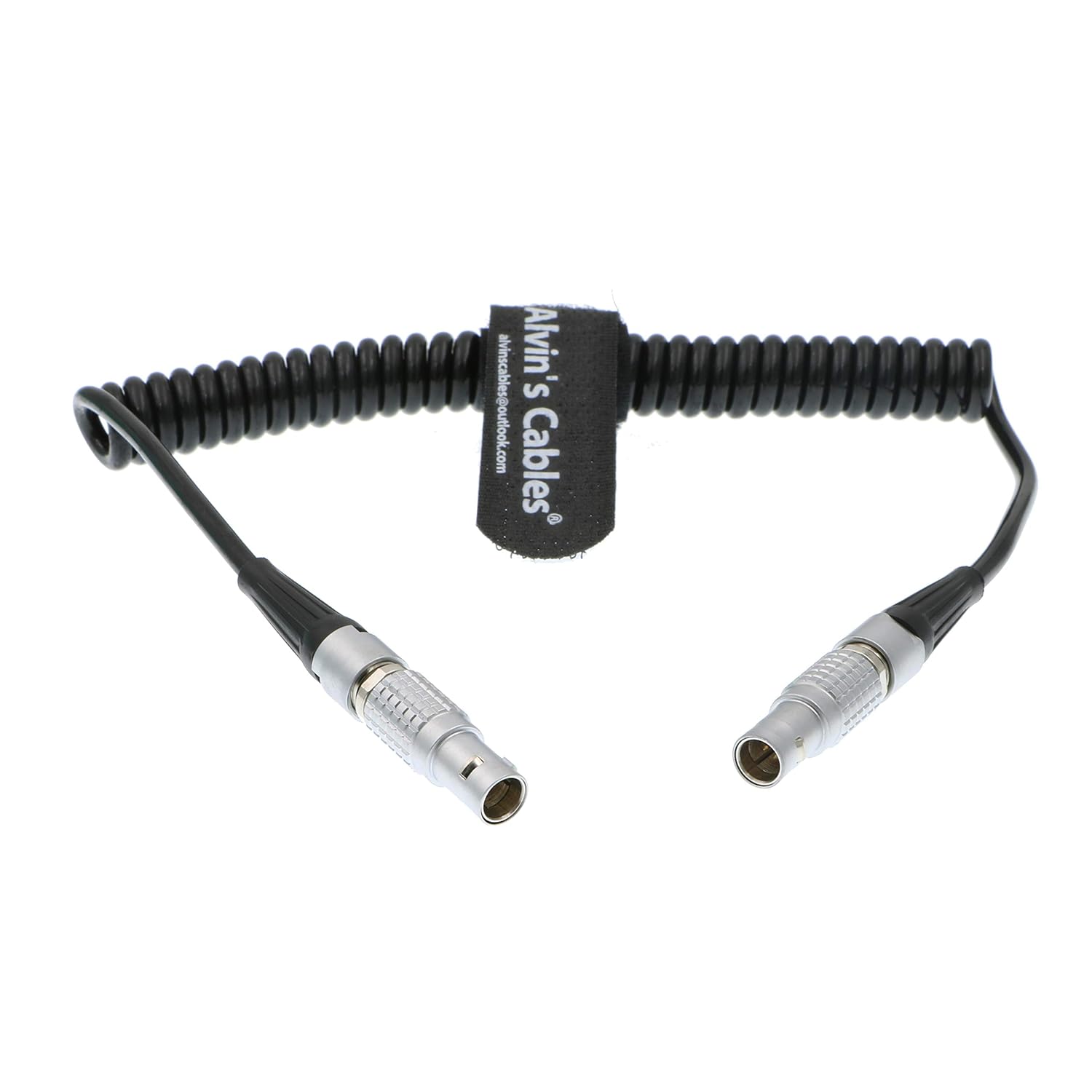 5 Pin Male to 5 Pin Timecode Coiled Cable for ARRI Alexa