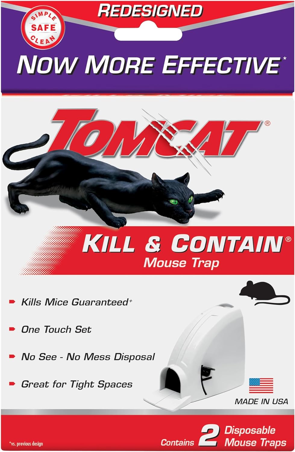 Tomcat Rodent-Free Trap x2 - Forget Dead Sight!