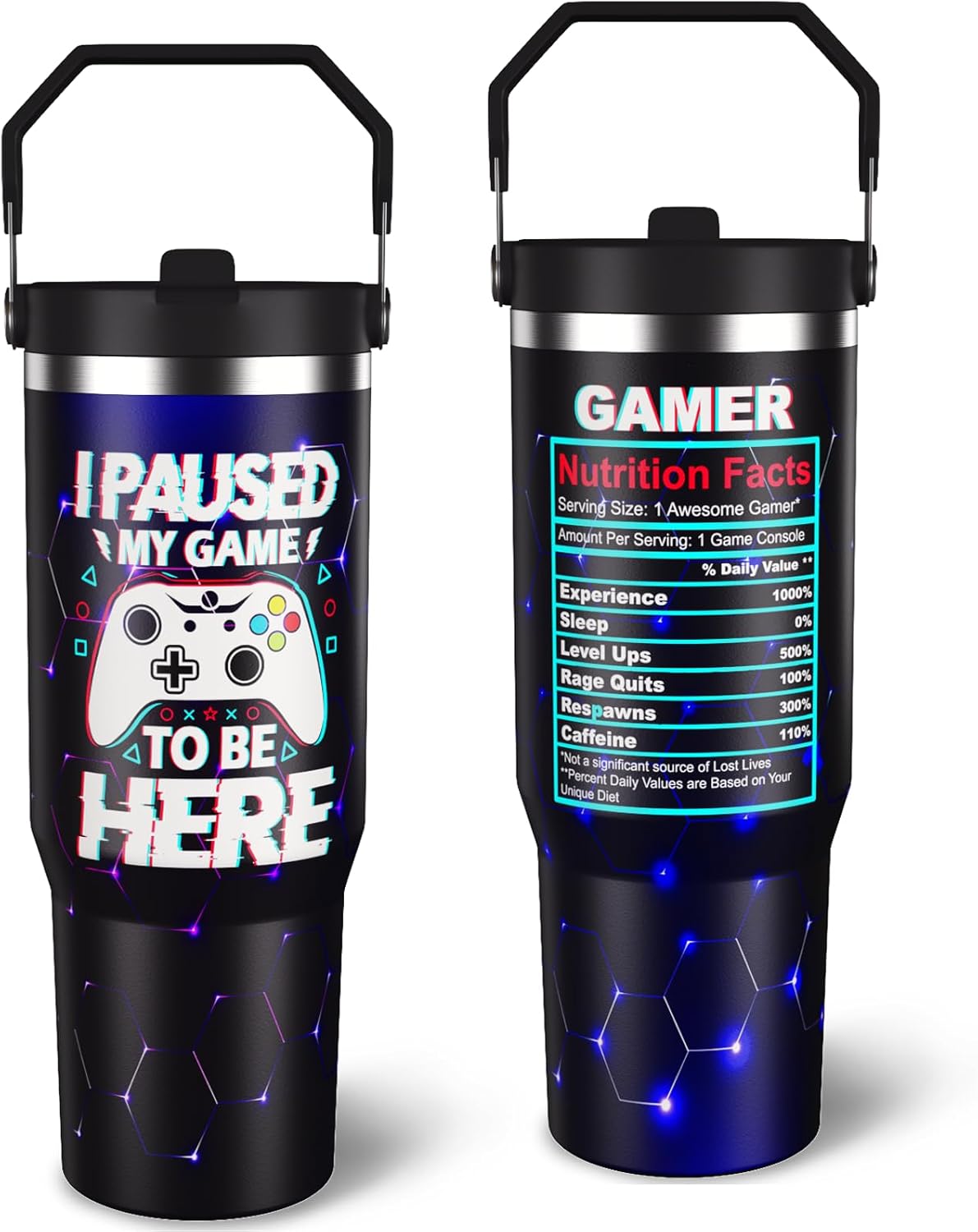 Gamer's Insulated Stainless Steel Tumbler - 30oz