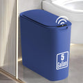 5 Gallon Motion Sensor Bathroom Trash Can with Lid - Slim Touchless