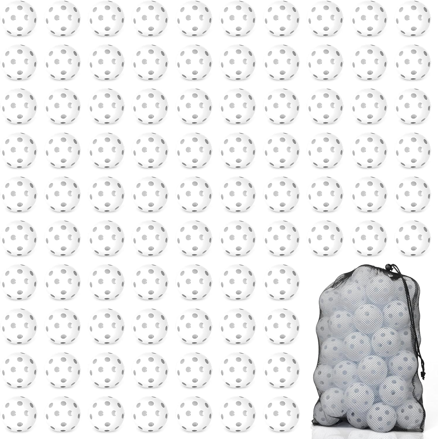 Coopay 100 Pack Baseball Practice Balls for Training Fun