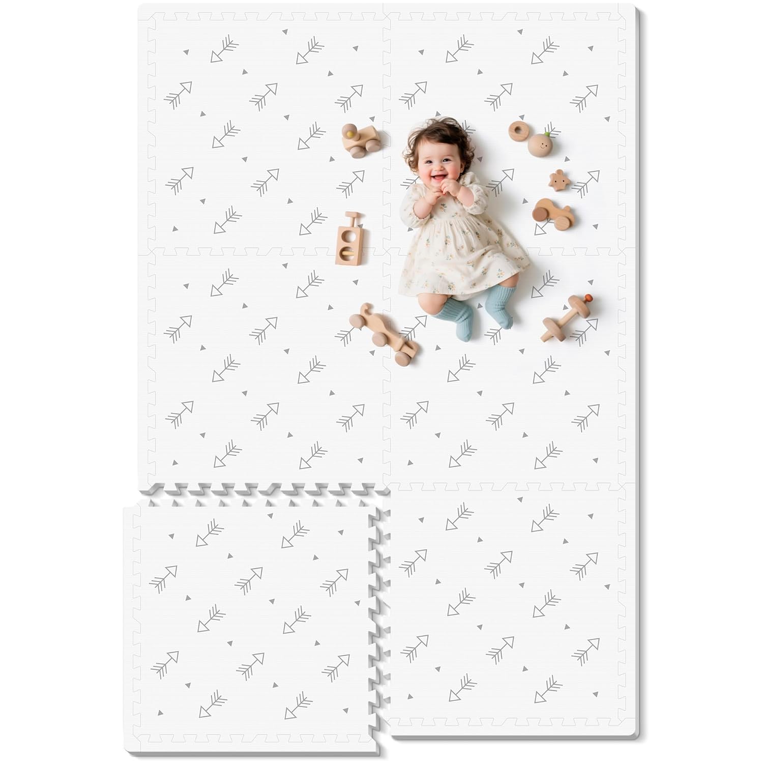 Baby Foam Play Mat for Infants and Toddlers - Safe and Fun