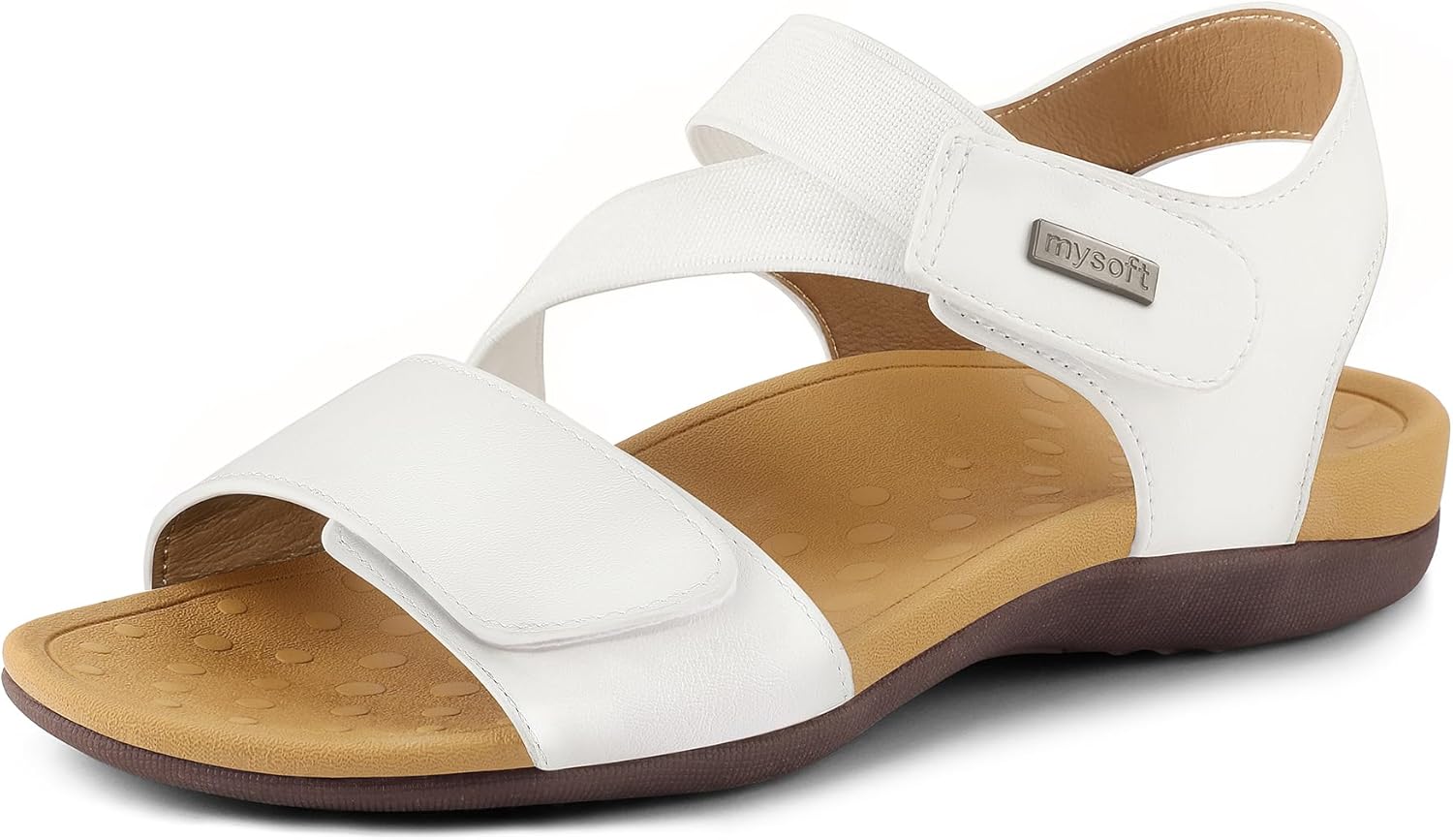 mysoft Women's Arch Support Sandals for Comfortable Walking