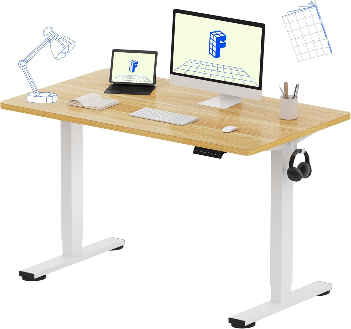 Height Adjustable Electric Standing Desk - FLEXISPOT