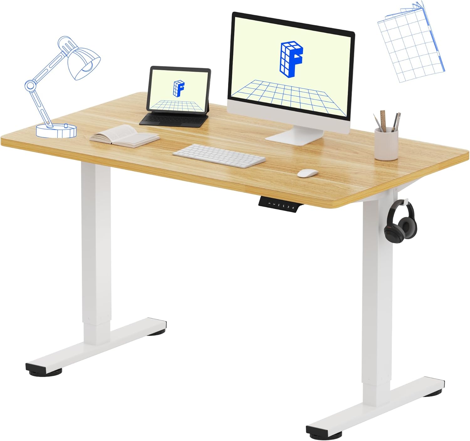 Height Adjustable Electric Standing Desk - FLEXISPOT
