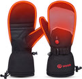 SAVIOR HEAT Heated Mittens Battery Ski Gloves - Lightweight Warm Mitts
