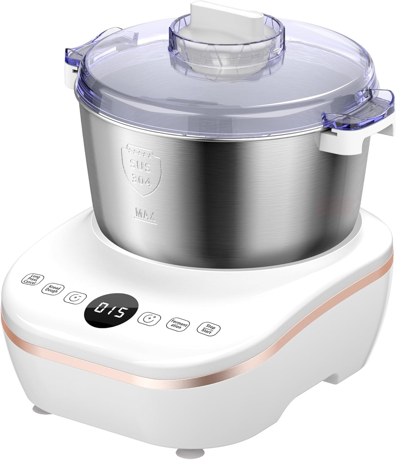 Electric Dough Maker 5Qt with Ferment Function for Perfect Baking
