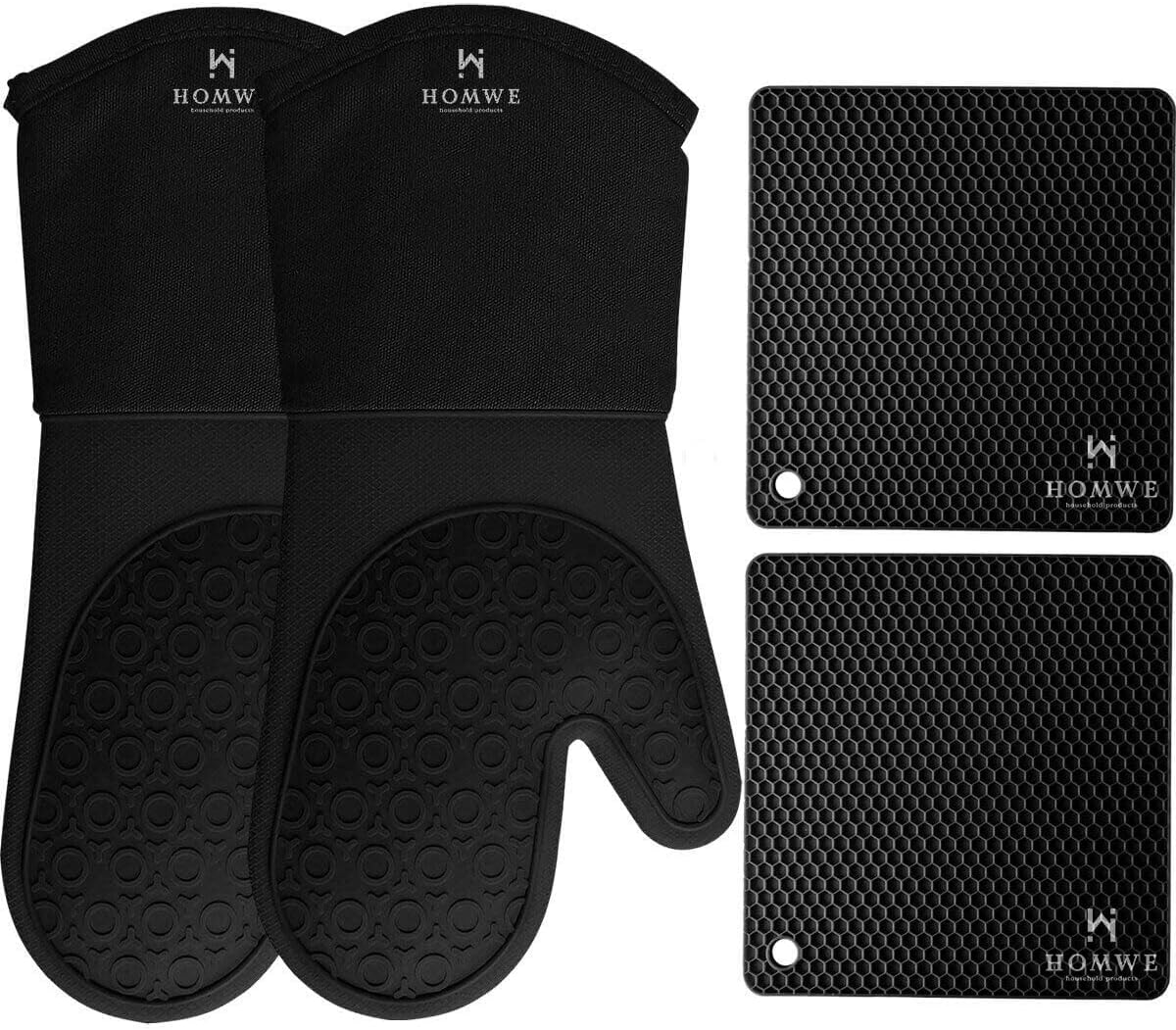 HOMWE 4-Piece Set: Advanced Heat Resistance