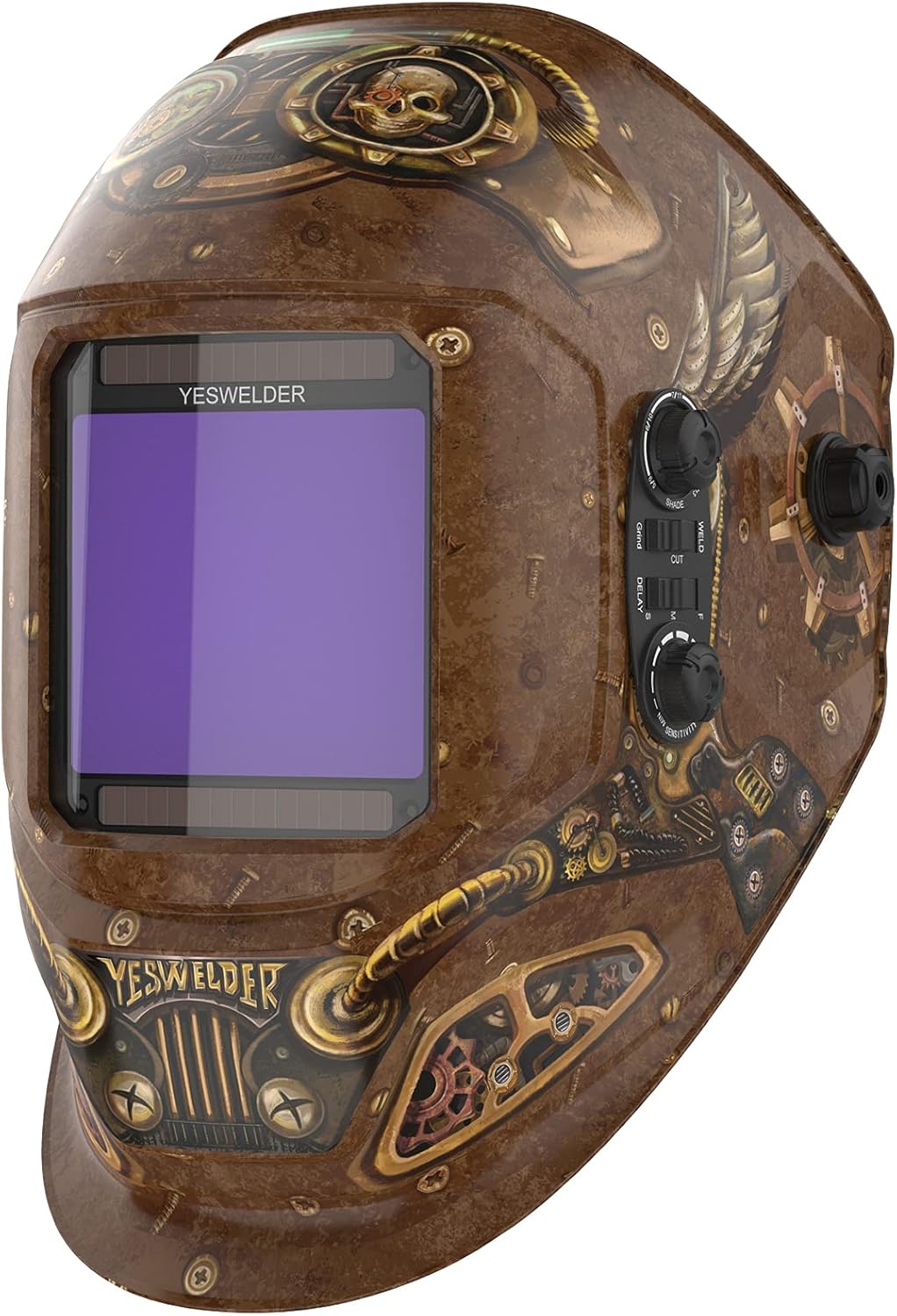 YESWELDER Large Viewing Screen Auto Darkening Welding Helmet