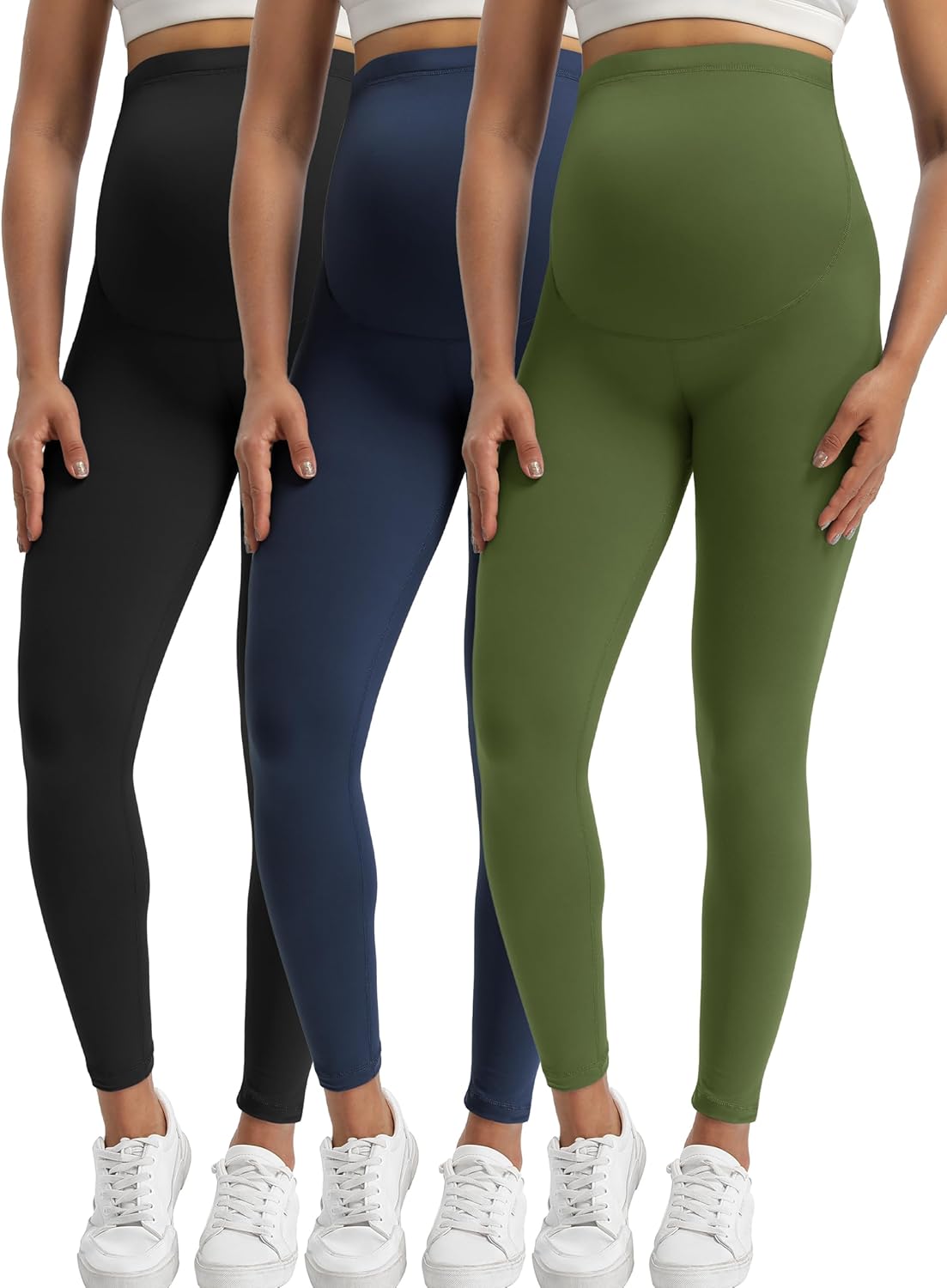 Buttergene Women's Maternity Leggings for Active Pregnancy Wear