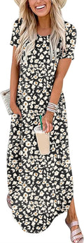 ANRABESS Womens Summer Maxi Dress for Casual Beach Outings