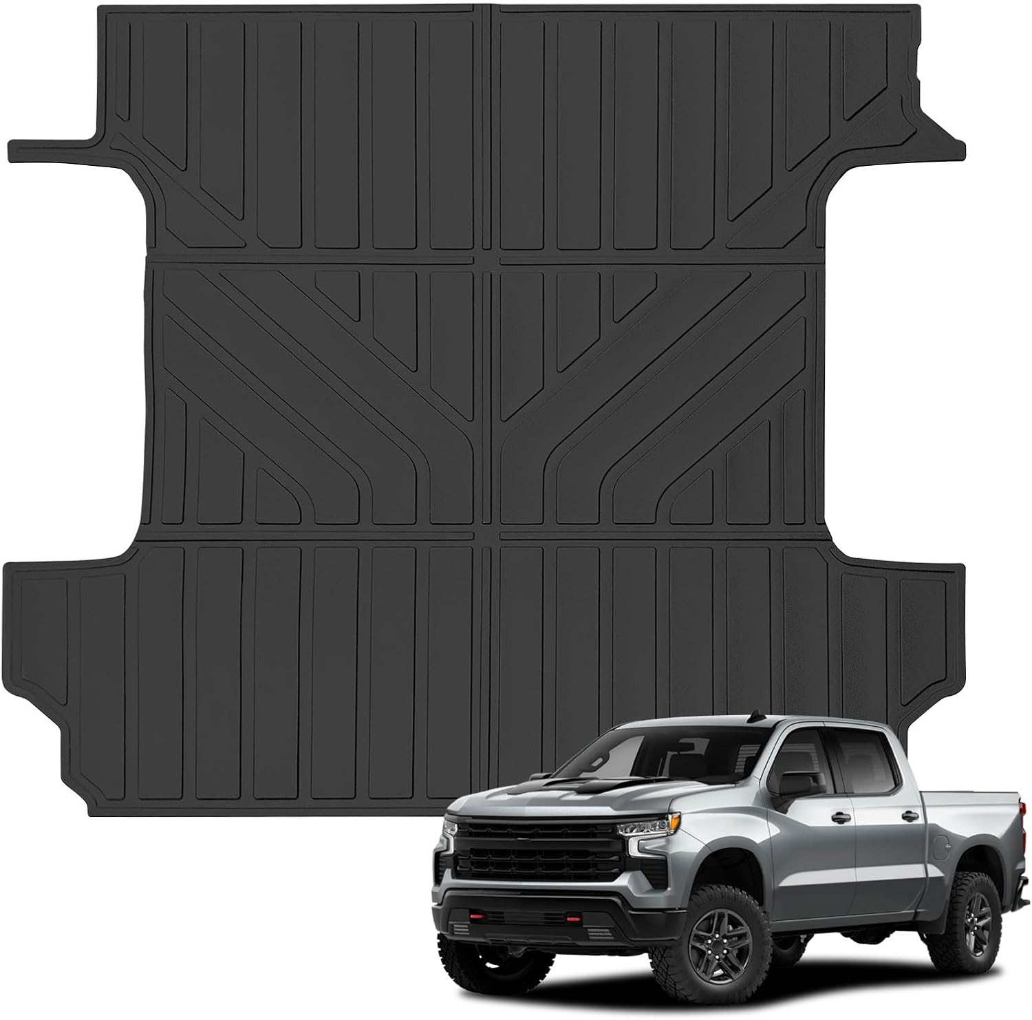 Truck Bed Mats for 2019-2025 Chevy Silverado & GMC Sierra
