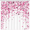 Heartfelt Love Shower Curtain Set 72x72 inch