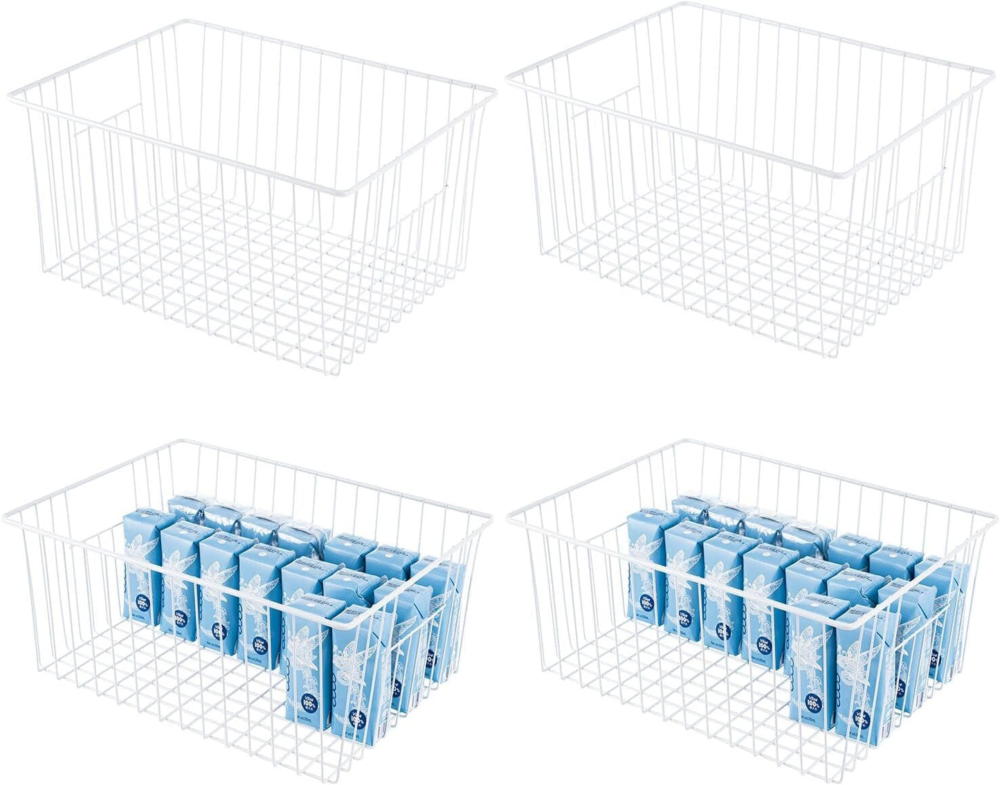 Upright Freezer Organizer Bins - Improve Air Circulation & Storage