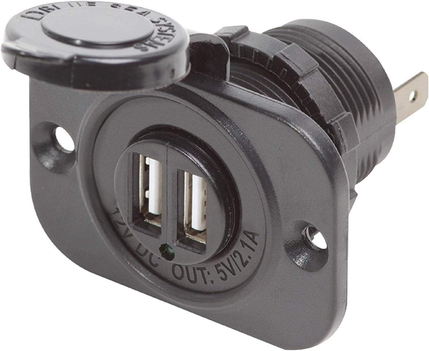 Seachoice Dual USB Charger for Boats - 12V Accessory Socket