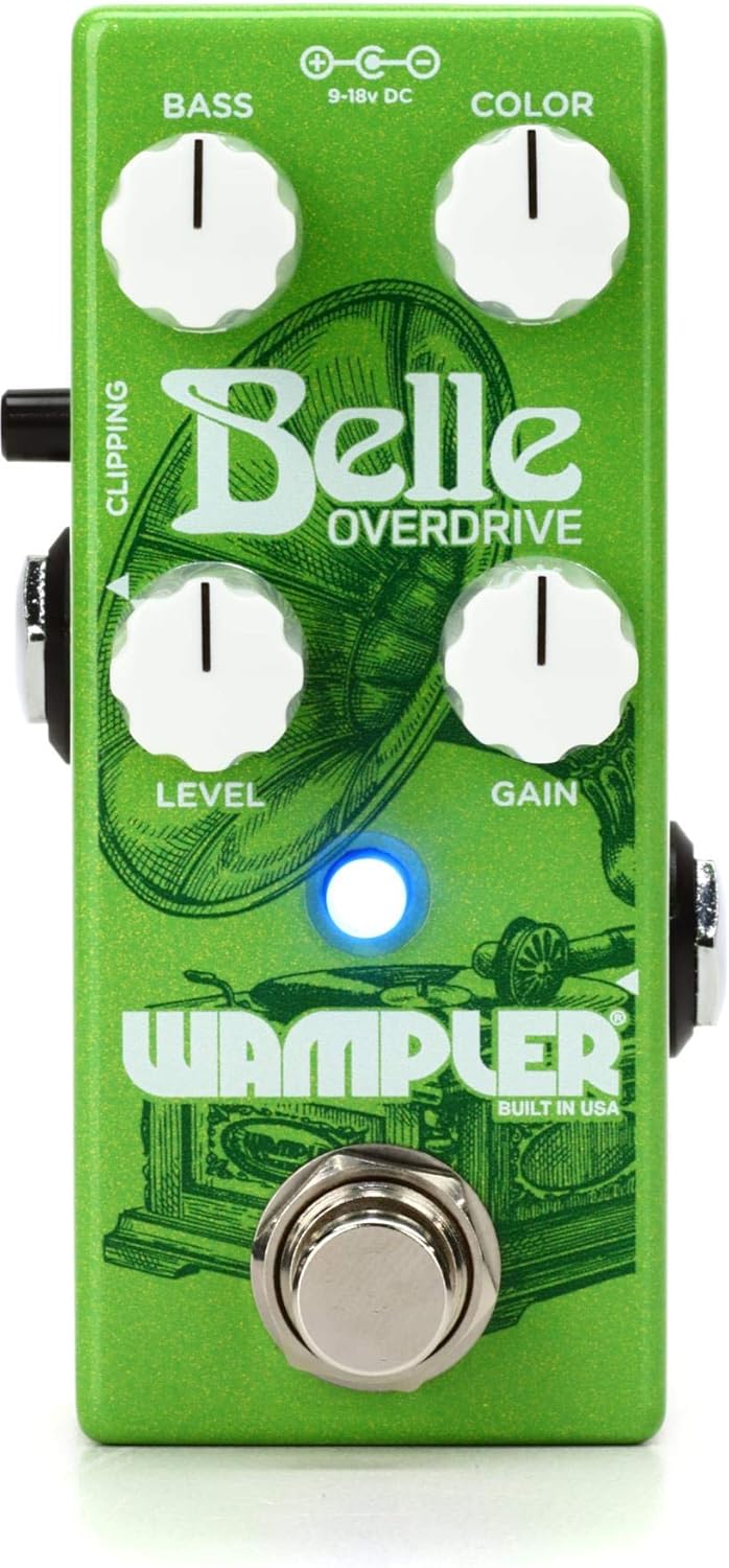 Wampler Belle Overdrive Pedal: Versatile Tone Shaping Power