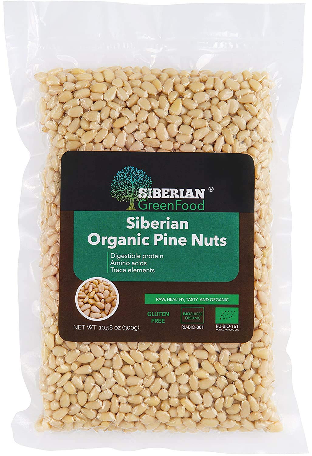 Premium Quality Pine Nuts 300 gr Vacuum Packed for Freshness