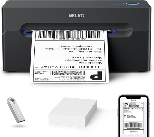 Nelko Wireless Shipping Label Printer: Effortless Shipping