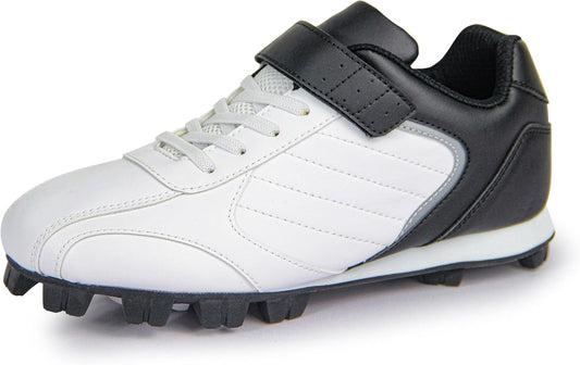 Kids Baseball Cleats - Youth Rubber Molded Softball Cleat Shoes