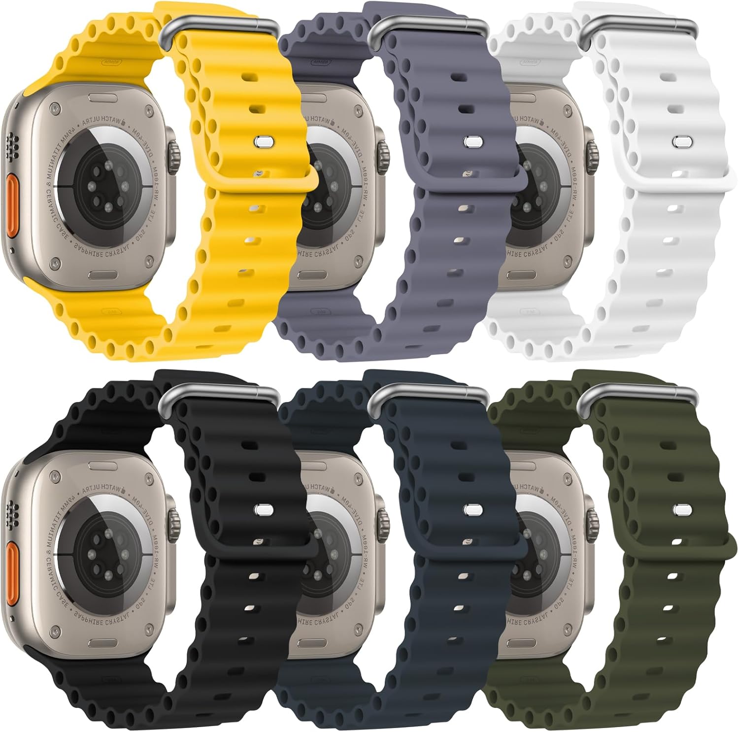 Ocean Band: Silicone Sport Strap for Apple Watch