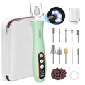 Professional Manicure Pedicure Kit with LED Light and 10 Speeds